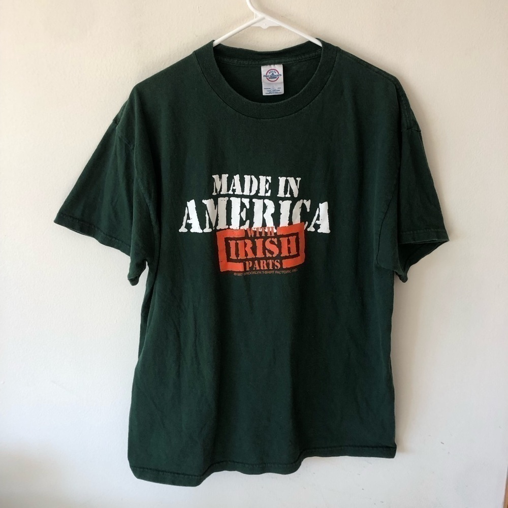 90s Irish Brooklyn Tee Shirt Factory Shirt